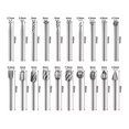 thumbnail image 4 of 20Pcs Rotary File Burr Grinding Bit High Speed Steel Tool Set Kit for Chamfering Engraving, 4 of 4