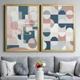thumbnail image 5 of 2 Piece Set Modern Geo Premium Framed Canvas - Ready to Hang - 26.5 x 36.5 Each - Silver Frame, 5 of 8