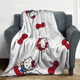 thumbnail image 4 of Sanrio HELLO KITTY Throw Blanket Cute Flannel for Boys Girls Men Women, 4 of 7