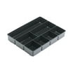 Rubbermaid Extra Deep Desk Drawer Organizer Tray – Black Plastic Storage Bin For Office Supplies