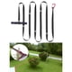 thumbnail image 1 of 300cm Carpa Extensión Cinturón Cuerda de cordón para acampar con ganchos Negro Sharpla Cinturón de extensión de tienda, 1 of 8