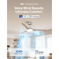 thumbnail image 2 of Ventilador de techo Dreo Smart 132 cm con luces de 12 velocidades, color gris, 2 of 9