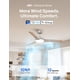 thumbnail image 2 of Ventilador de techo Dreo Smart 132 cm con luces de 12 velocidades, color gris, 2 of 9
