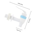 thumbnail image 2 of SHOWERORO 2Pcs Water Spigot for Water Jug Assorted Color Plastic Faucet for Kitchen Tap and Daily Use, 2 of 7