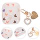 thumbnail image 4 of Cubierta de la caja del auricular con temas temáticos del corazón Cubiertas Compatibles para Airpods 1/2, 4 of 6