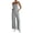 Grey, variant on MLDRA Women's Sleeveless Jumpsuits Loose Casual Overalls Rompers Adjustable Spaghetti Straps Long Pants with Pockets