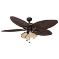thumbnail image 1 of Honeywell Palm Island 52 Inch Tropical Ceiling Fan, LED Light, Oil Rubbed Bronze, 1 of 10