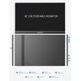 thumbnail image 3 of ARZOPA 2.5K Portable Monitor 16" 2560x1600 HDR Kickstand Display, Second Screen for Mac PC Phone PS4/5 Xbox Switch (Model No: Z1RC ), 3 of 5