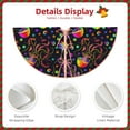 thumbnail image 3 of Disketp Rainbow Jellyfishes Christmas Tree Skirt, Christmas Tree Decorations, Christmas Decor, Tree Mat Decoration(30-48IN)-30", 3 of 6
