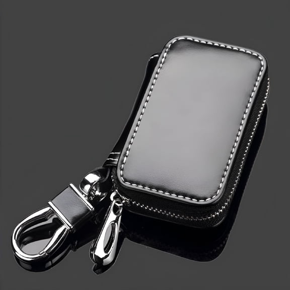 GASTROPOD 2026 New Car Key Holder Cover Key Chain Bag Genuine Leather Remote Fob Zipper Case for Car,Truck,Suv,Key Storage,Travel,Daily Use,Car Accessories,Gift Idea