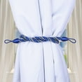 thumbnail image 3 of Ongmies Curtain Tiebacks Clearance Ropes Tie Backs for Window Curtain Cord Buckle Tiebacks Braided Tie Backs Home Decor Blue, 3 of 5
