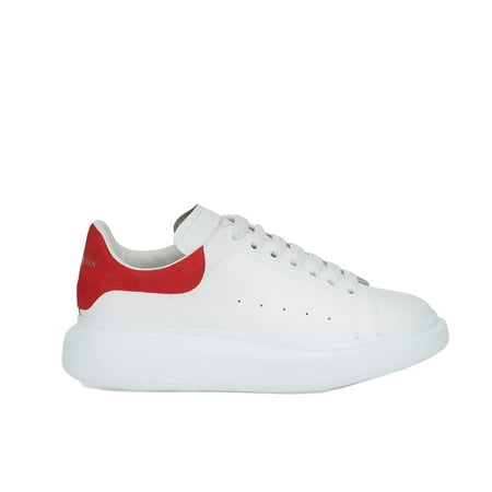 

Alexander McQueen Men s Leather Oversized Sneaker in Lust Red