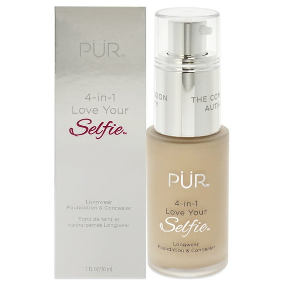 Maquillaje Base y Corrector 4 en 1 Pur Minerals Love Your Selfie Longwear MN1 1 oz