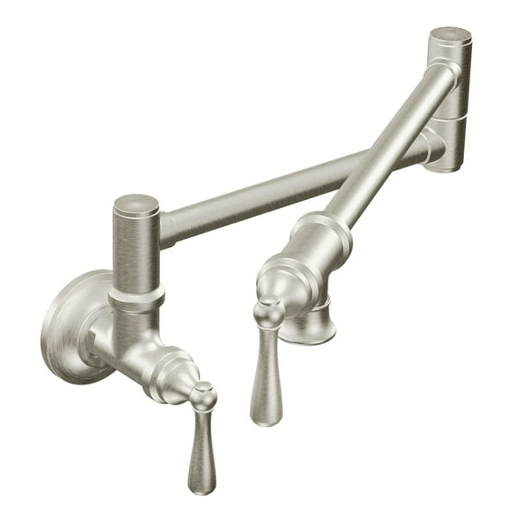 S664SRS Pot Filler Double Handle Bar Faucet, Available in Various Colors