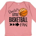 thumbnail image 4 of Inktastic Uncle's Little Basketball Fan Boys or Girls Long Sleeve Baby Bodysuit, 4 of 5