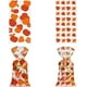 thumbnail image 1 of Tal 100 Bolsa de bocadillos de celofán de Acción de Gracias Fiesta de la cosecha de otoño Envasado de galletas Patrón de hoja de arce de calabaza transparente Suministros de dulces Nudos de oro, Ora, 1 of 2