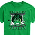 thumbnail image 3 of Marvel The Incredible Hulk - St Patrick's Day Incredibly Lucky - Men's Short Sleeve Graphic T-Shirt, 3 of 5