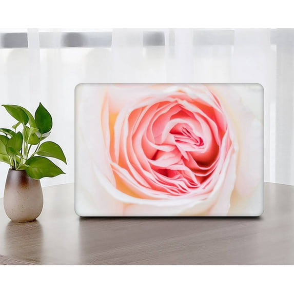 KSK KAISHEK Hard Case Shell Cover Compatible with Newest MacBook Pro 13" with Retina Display Touch Bar + Black Keyboard Cover Model: M1 A2338 A2289 A2251 A2159 A1989 A1706 A1708 (Rose series 1013)