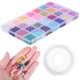 thumbnail image 3 of 1960pcs cuentas sueltas de 6 mm Beads de artesanía de 6 mm cuentas de relleno de perlas pequeñas con agujeros para hacer collar de pulsera, 3 of 8