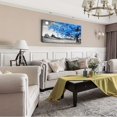 thumbnail image 3 of 1pc, Simple Life Blue Moon Tree Landscape Abstract Wall Decoration, Oil Painting Canvas Wall Art, Room Decor, Home Decor, Holiday Decor, Bedroom Decor, Living Room Decor, Entrance Decor, Background W, 3 of 4