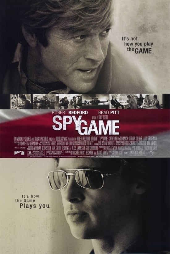 Spy Game Vintage Movie Poster retro movie poster Sizes  12x18 20x30 24x36 Premium Matt vertical posters 2001