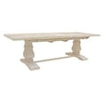 thumbnail image 4 of Benedict Extendable Dining Set with 10 Solid Wood Chairs in Ivory Boucle Fabric, 4 of 15