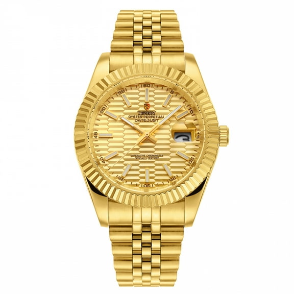 Mens Luxury Automatic Watch with Date Function | Best Christmas Corporate Gift Dress Watch with Luminous Display