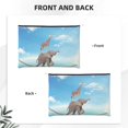 thumbnail image 2 of Cauagu Elephant Giraffe for Tyvek Makeup Bag,Reusable Travel Cosmetic Bag Women Organizer Toiletry Bag Birthday,Gifts for Women Girlfriend Mom Teacher 6.5’’*8.9’’, 2 of 7