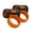 Orange room black, variant on Gieenan 2pcs Drumstick Practice Grips Antislip Silicone Rings Ergonomatic Control Clip