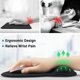 thumbnail image 2 of Tapis de Souris avec Repose-Poignet Gel, Tapis Souris Ergonomique Taille L 250x210 mm - Surface Micro Tissée Lavable - Fond Antidérapant en Silicone Collant - pour Gaming, Maison et Bureau, Noir, kuea esquí esquí Gafas de esquí, 2 of 5
