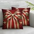 thumbnail image 3 of Nawypu Christmas Tree Bell Throw Pillow Covers  Xmas Gifts Holly Decorative Pillowcase Cushion Covers Soft Pillow Cases for Sofa Couch Bed Car Bedroom Winter New Year Decor, 3 of 5