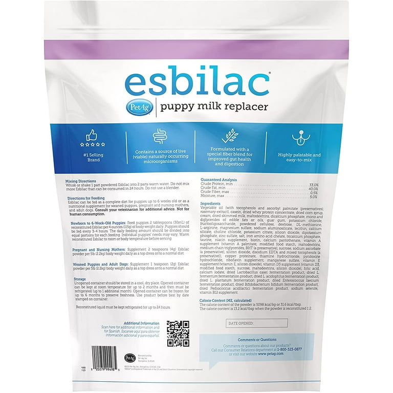 Esbilac Powder Milk Replacer for Puppies 5 lb. Bag