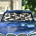 thumbnail image 4 of Foldable Windshield Sun Shade for Cars, 55"x27.6" with Aluminum Foil Bubble Heat Insulation and UV Protection, 4 of 8