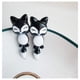 thumbnail image 2 of Aretes VentDepot EarringFox01 1Pza Zorro Tuerca Negro Metal, 2 of 5