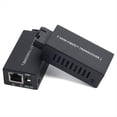 thumbnail image 2 of 5 Pares Mini Convertidor de Medios Ópticos de Fibra Gigabit 100/1000Mbps Transceptor Óptico Conmutador Ethernet SC A RJ45 20Km Co, 2 of 5