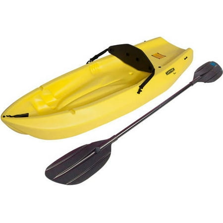 Lifetime 6' 1-Man Wave Youth kids Kayak with Bonus Paddle Yellow FREE ...