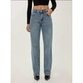 thumbnail image 3 of Straight Leg Medium Rise Jean, 3 of 5
