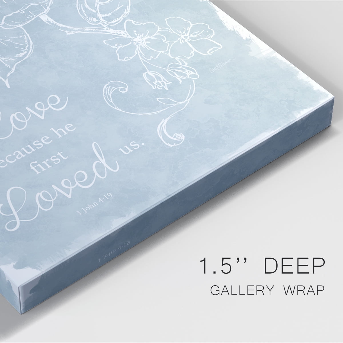 Loved Us First Premium Gallery Wrapped Canvas - Ready to Hang