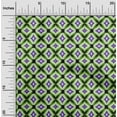 thumbnail image 1 of oneOone Organic Cotton Poplin Twill Fabric Ethnic Geometric Flame Stitch Print Fabric By Yard 42 Inches Wide, 1 of 4
