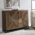 thumbnail image 5 of Uttermost Evros 2-Door Reclaimed Wood and Iron Sideboard in Aged Gunmetal Gray, 5 of 5