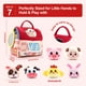 thumbnail image 2 of Mini juego de muñecas de peluche Farm House | Juguete interactivo de rompecabezas sensorial suave | Accesorios desmontables para animales | Coincidencia de formas | Caja plegable | Tamaño de viaje, 2 of 4