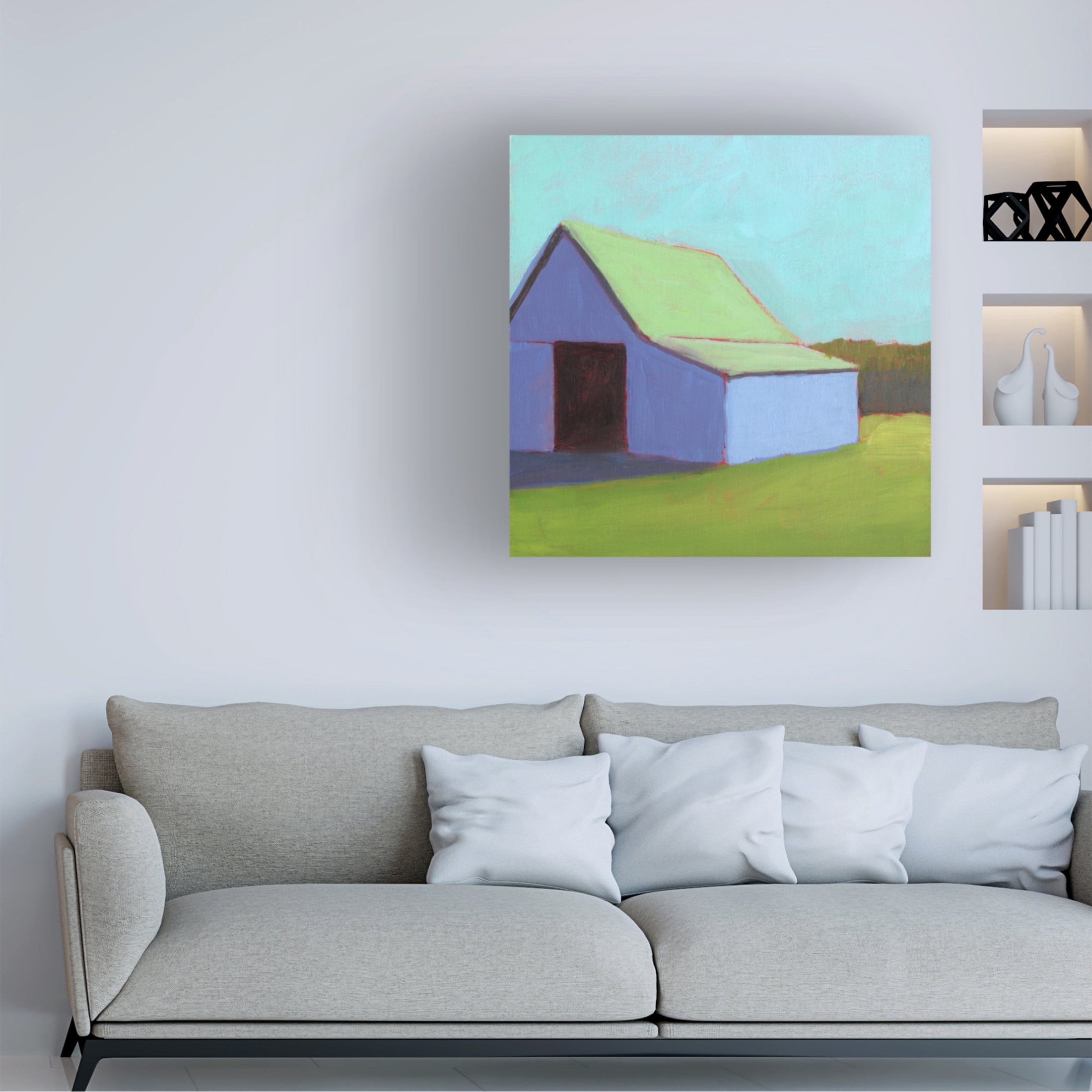 Trademark Fine Art Carol Young Homestead Barn I Canvas Wall Art