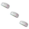 thumbnail image 3 of stanreset 2.4GHz Wireless Mouse Rechargeable Adjustable 800/1200/1600/2400 DPI Computer Gaming Mice Portable Office for Tablet Silver 3Set, 3 of 6