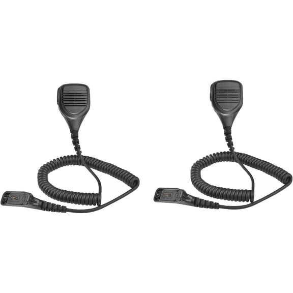 2Pack XPR6550 XPR7550 Remote Speaker Microphone Shoulder Mic for APX6000 APX7000 APX8000 APX4000 XPR6350 XPR7350e XPR7550e XPR7580e PMMN4025 PMMN4024