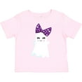thumbnail image 3 of Inktastic Halloween, Ghost, Ribbon, Bow, Trick or Treat, Boo Girls Toddler T-Shirt, 3 of 5
