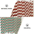 thumbnail image 3 of Minkissy 150 Pcs Fournitures de Fête Rayées Rouges en Feuille d'Or Chocolat Lait, 3 of 5