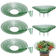 thumbnail image 1 of Plastic Strawberry Plant Support, 5-Pack with Two Sizes, Improves Airflow to Promote Ripening, Perfect for Home Garden Harvests, 1 of 7