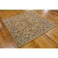 thumbnail image 4 of Unique Loom Voyage Collection Area Rug - Asheville (4' 1" Square Dark Yellow/Tan), 4 of 7