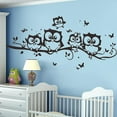 thumbnail image 4 of Family Owls On The Tree Branches Wall Decal, 4 of 4