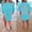 Light Blue, variant on QHWAUAKFBN T Shirts For Women Trendy Loose Fit Beach Oversized Graphic Tees Vintage Baggy Shirts Summer Cotton Vacation Tshirts Top